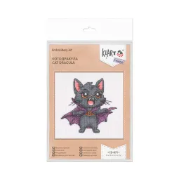 Kreuzstich-Set KLART "СatDracula" 13 x 13 cm KL12-071