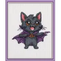 Kryželiu siuvinėjimo rinkinys KLART "СatDracula" 13 x 13 cm KL12-071