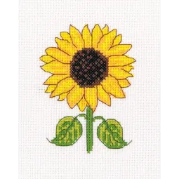 Kit de point de croix KLART "Tournesol" 10 x 12 cm KL12-064