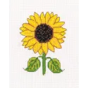 Cross stitch kit KLART "Sunflower" 10 x 12 cm KL12-064