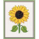 Cross stitch kit KLART "Sunflower" 10 x 12 cm KL12-064