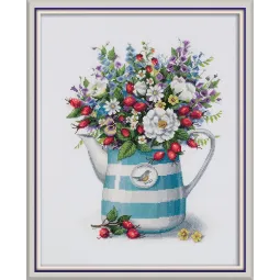 Набор для вышивания крестом PANNA "В середине июля" 26.5 x 33.5 см PC-7291