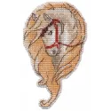 Cross stitch kit "Magnet. Horse" 6×10 cm S1682