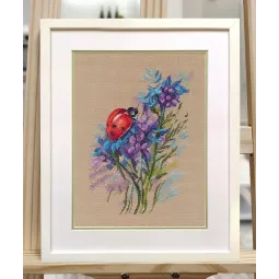 Cross stitch kit "Ladybug" 14×20 cm S1681