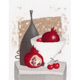 Cross stitch kit "Garnet Nocturne" 22×30 cm S1679