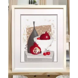 Cross stitch kit "Garnet Nocturne" 22×30 cm S1679