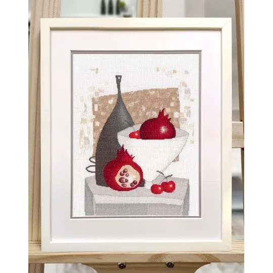 Cross stitch kit "Garnet Nocturne" 22×30 cm S1679