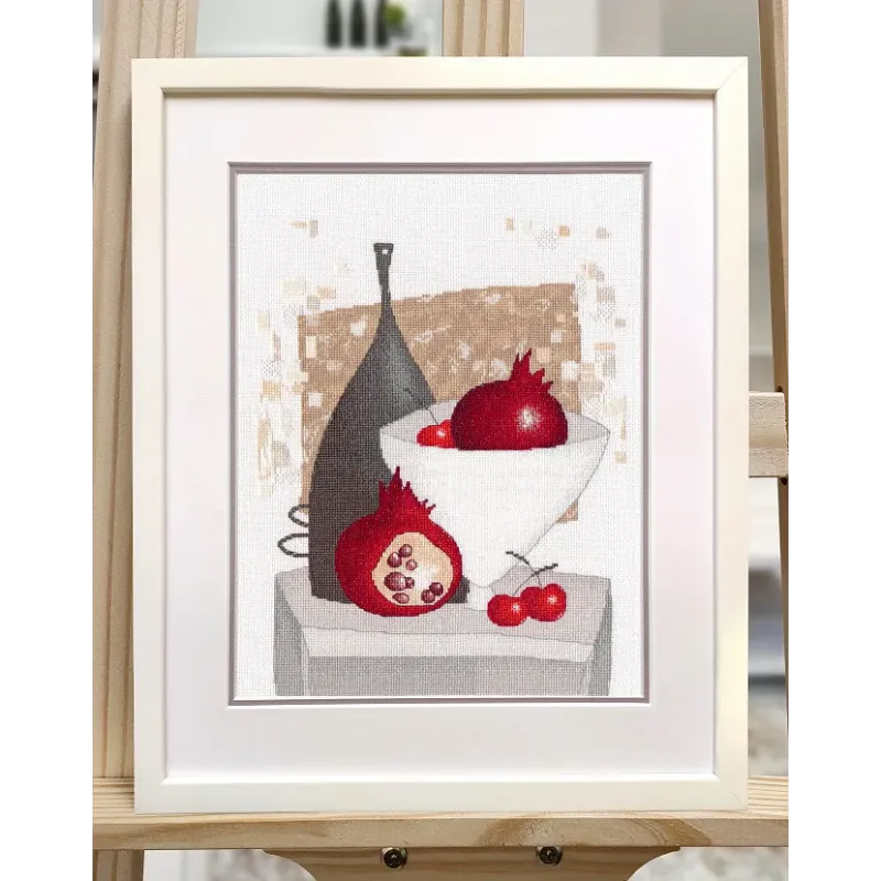 Cross stitch kit "Garnet Nocturne" 22×30 cm S1679