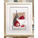 Cross stitch kit "Garnet Nocturne" 22×30 cm S1679
