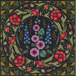 Kreuzstich-Set "Mehrfarbig" 31×31 cm S1690