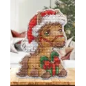 Cross stitch kit "Magnet. Horse with a gift" 6.2×8.2 cm S1686
