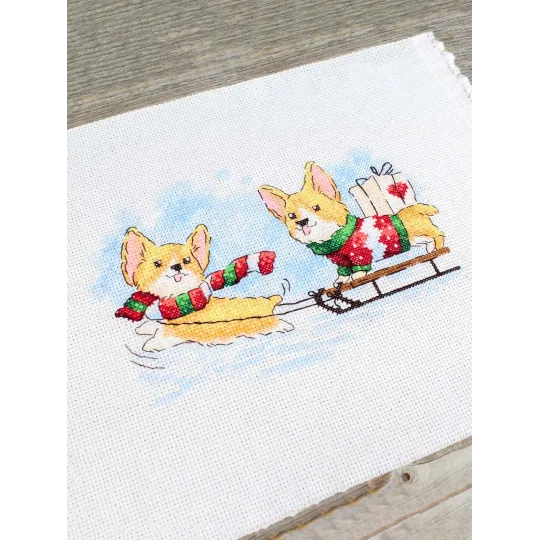 Cross stitch kit "We’ll Be on Time" 12x20 cm SM-775