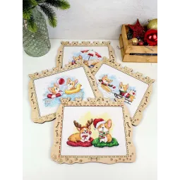 Cross stitch kit "We’ll Be on Time" 12x20 cm SM-775