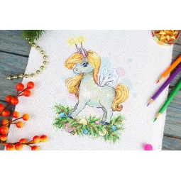 Cross stitch kit "Festive horse" 18x15 cm SM-1251