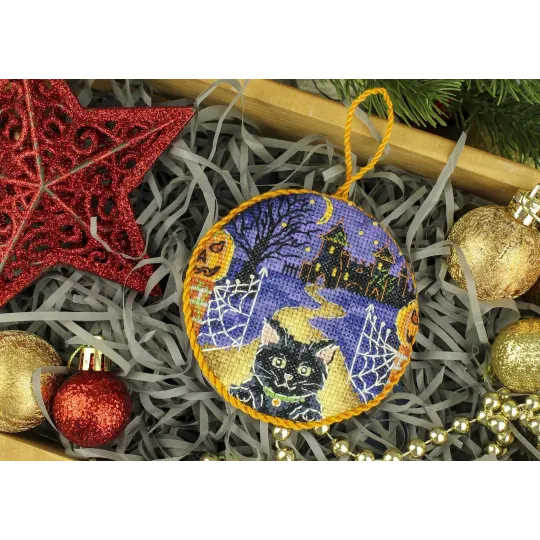 Kreuzstich-Set "Halloween. Pinkeep" 9x9 cm SNV-906