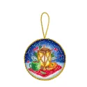 Cross stitch kit "Lantern. Pinkeep" 9x9 cm SNV-904