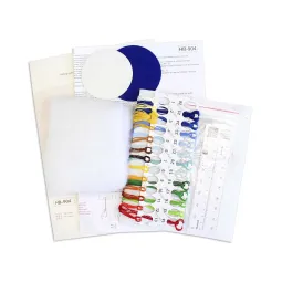 Cross stitch kit "Lantern. Pinkeep" 9x9 cm SNV-904