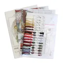 Kreuzstich-Set "Ein Spaziergang im Wald" 19x18 cm SNV-886