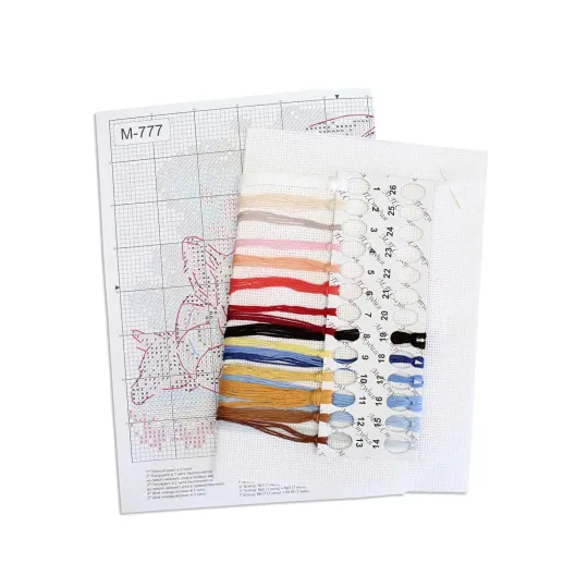 Kreuzstich-Set "Strandurlaub" 14x20 cm SM-777