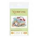 Kit de point de croix "Vacances à la plage" 14x20 cm SM-777