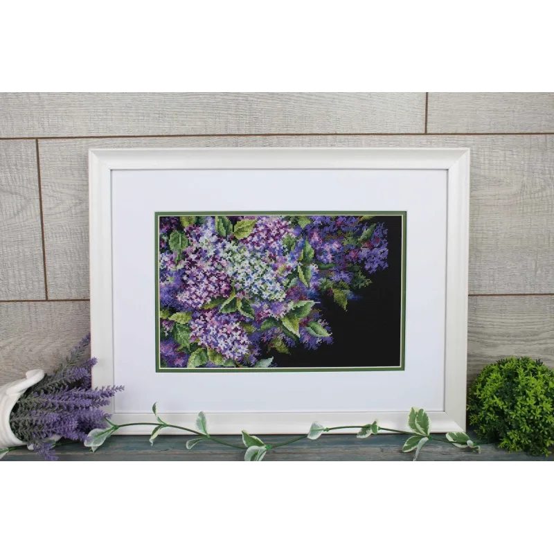 Kryželių siuvinėjimo rinkinys "Kvepianti alyva" 18x27 cm SNV-951