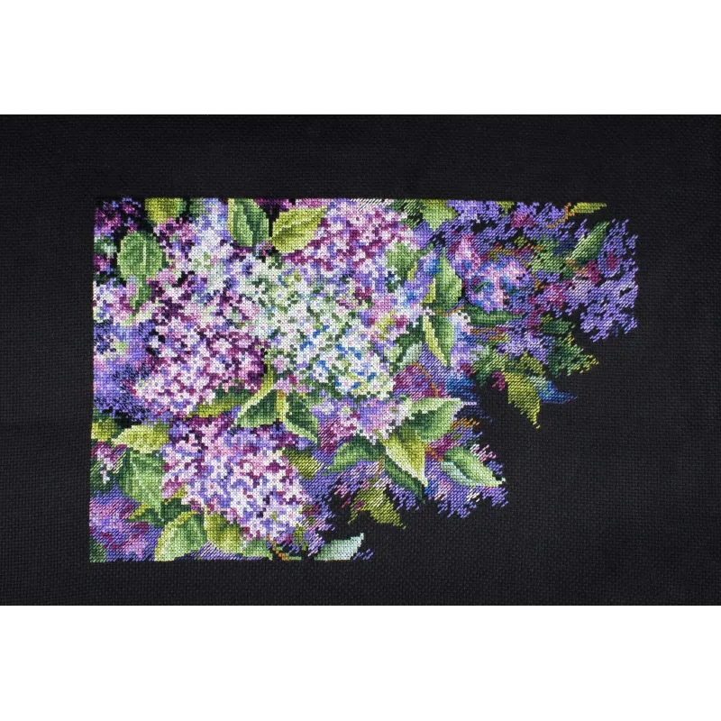 Kit de point de croix "Lilas parfumé" 18x27 cm SNV-951