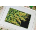 Kit de point de croix "Mimosa de printemps" 18x27 cm SNV-950