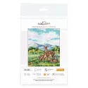 Cross stitch kit "Graceful deer" 20x16 cm SNV-936