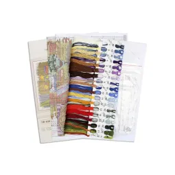 Набор для вышивания крестом "С любимой книгой" 20x25 см SNV-926