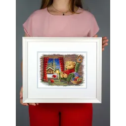 Kreuzstich-Set "Ruhiger Abend" 20x25 cm SNV-925