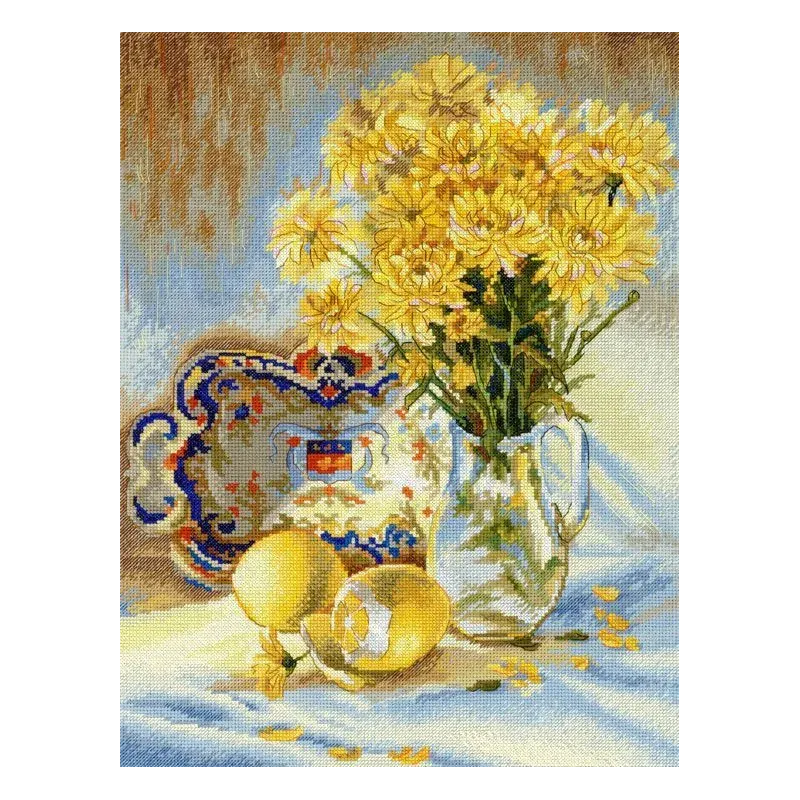 Kreuzstichset "Sonniges Stillleben" 40x30 cm SNV-911