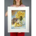 Kit de point de croix "Nature morte ensoleillée" 40x30 cm SNV-911