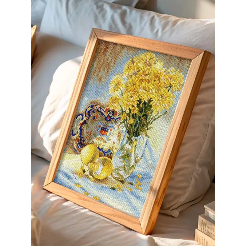 Kit de point de croix "Nature morte ensoleillée" 40x30 cm SNV-911