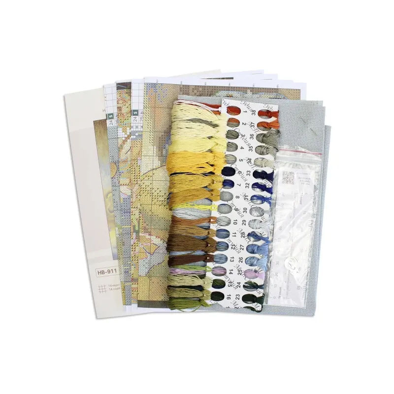 Kit de point de croix "Nature morte ensoleillée" 40x30 cm SNV-911