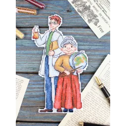 Cross stitch kit "Teachers" 18x10 cm SR-1109