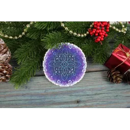 Cross stitch kit "Quiet evening" 9x9 cm SR-1102