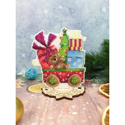 Kit de point de croix "Miracle du Nouvel An" 10x9 cm SR-1134