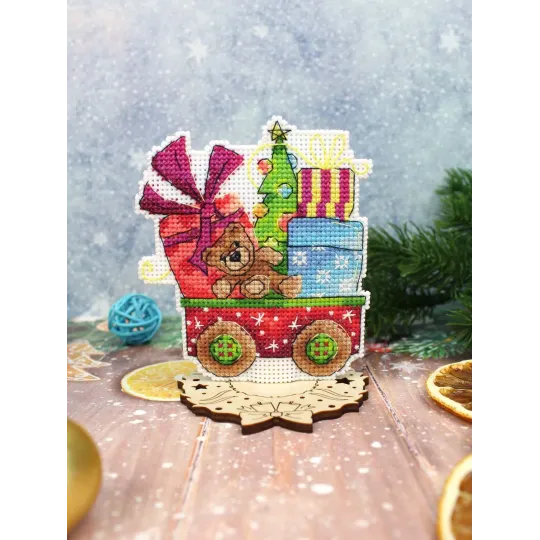 Набор для вышивания "Новогоднее чудо" 10x9 см SR-1134