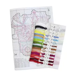 Kreuzstich-Set "Neujahrswunder" 10x9 cm SR-1134