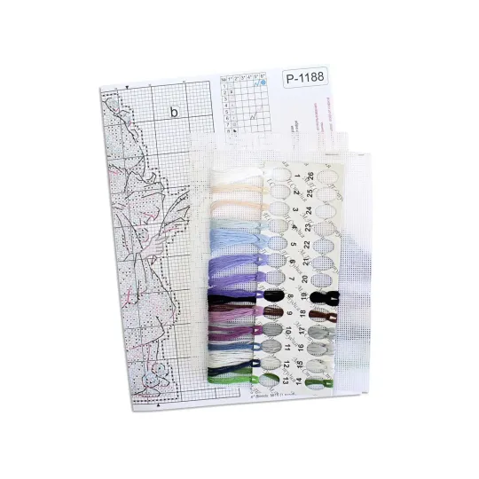 Kit de point de croix "Pierrot" 17x8 cm SR-1188