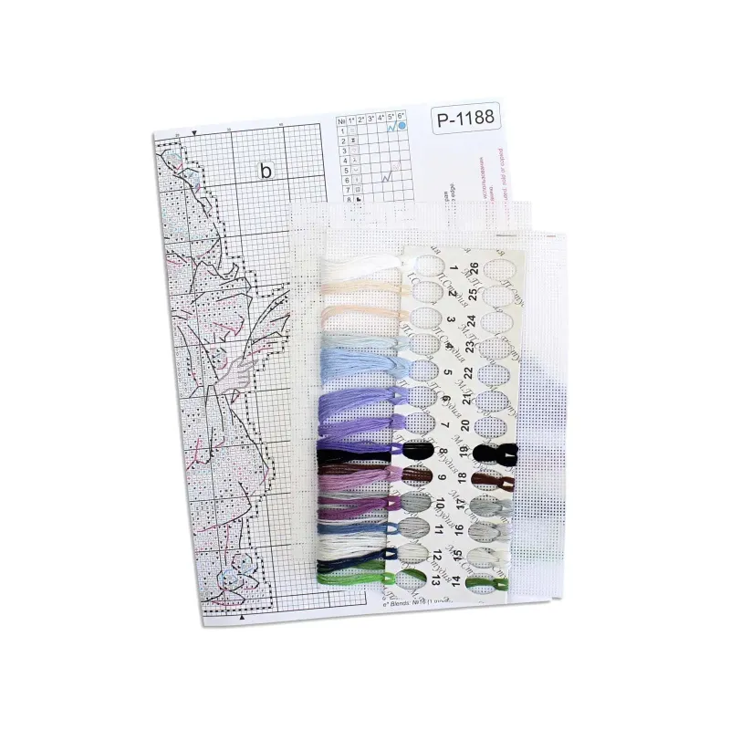 Kreuzstich-Set "Pierrot" 17x8 cm SR-1188