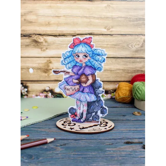 Kreuzstich-Set "Malvina" 16x10 cm SR-1187