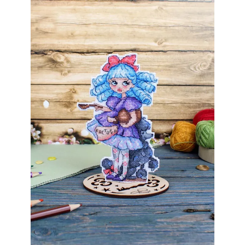 Kreuzstich-Set "Malvina" 16x10 cm SR-1187