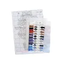 Kreuzstich-Set "Malvina" 16x10 cm SR-1187