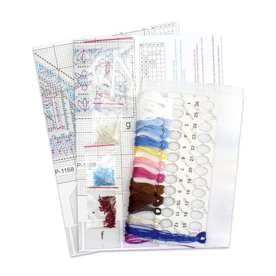 Kreuzstich-Set "3D-Spielzeug. Ein schickes Haus" 6x9x8 cm SR-1168