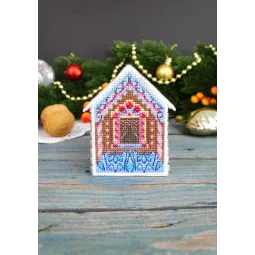 Набор для вышивания крестом "3D игрушка. Нарядный домик" 6x9x8 см SR-1168