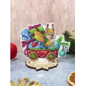 Kreuzstich-Set „Freches Eichhörnchen“ 9x12 cm SR-1138
