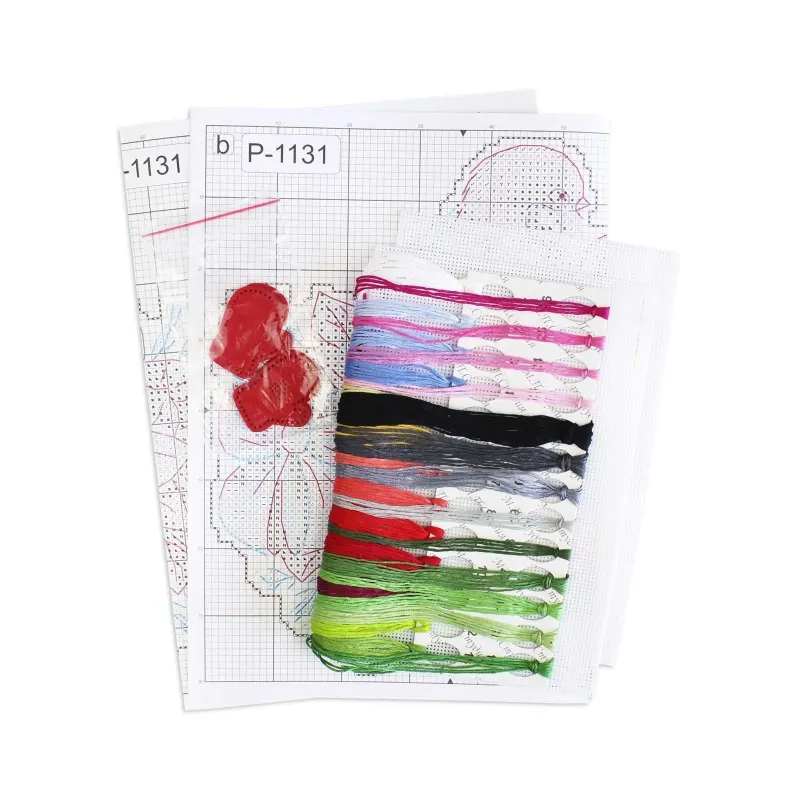 Kreuzstich-Set "Gimpel" 14x13 cm SR-1131