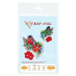 Kryželių siuvinėjimo rinkinys "Sniegena" 14x13 cm SR-1131