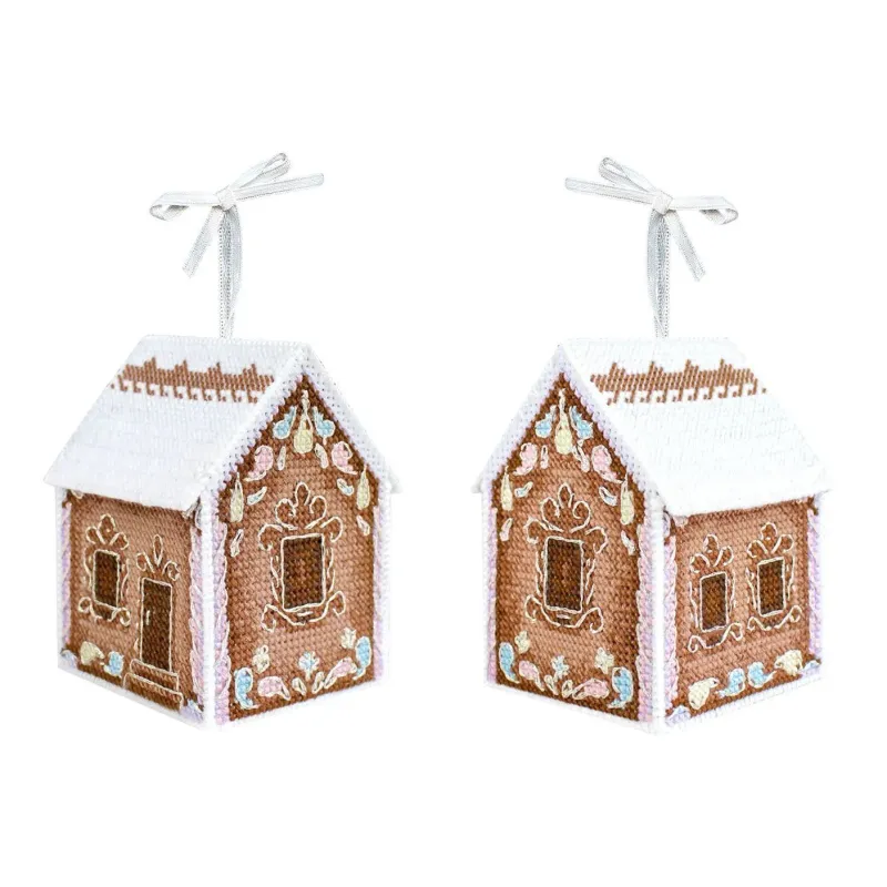 Cross stitch kit "3D toy. Gingerbread house" 6x8x6 cm SR-963